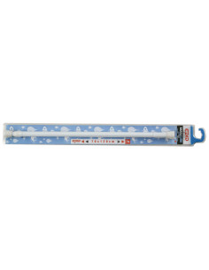 BARRA BAÑO RECTA BLANCA 140-260 CM