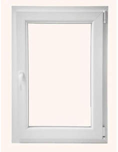 VENTANA CANDO PVC 1 HOJA DERECHA100X80 100X80CM 2