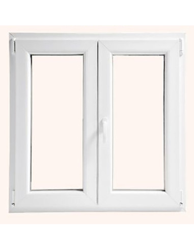 VENTANA CANDO PVC 2 HOJAS 100X100 100X100 CM