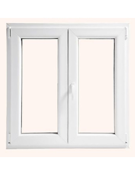 VENTANA CANDO PVC 2 HOJAS 100X100 100X100 CM