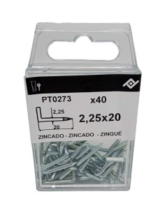 ESCARPIAS ACERO ZN C/14 PZS 2,90X40 MM 2