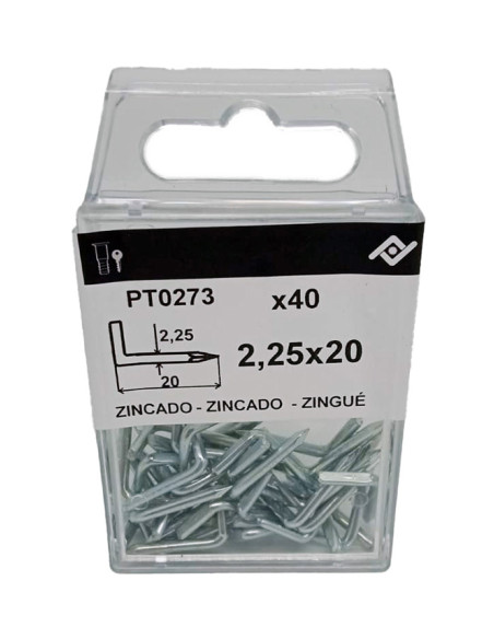 ESCARPIAS ACERO ZN C/7 PZS 2,90X50 MM