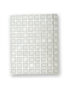 LAGRIMA ADHESIVA TRANSPARENTE BL20 13X13X6MM 2