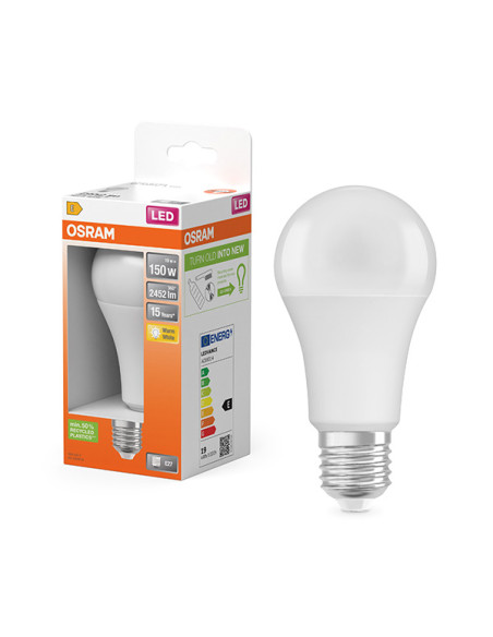 LAMPARA LED ESTANDAR 827 E27 LC 2700K 2452 LM 19 W