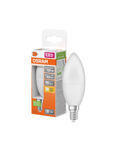 LAMPARA LED VELA 827 E14 LC 2700K 806 LM 7 W