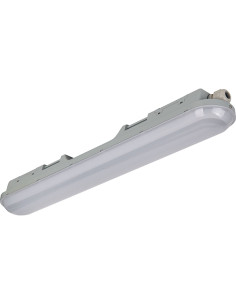PANTALLA ESTANCA IP65 PARA 2 TUBO 1980 LM 18 W