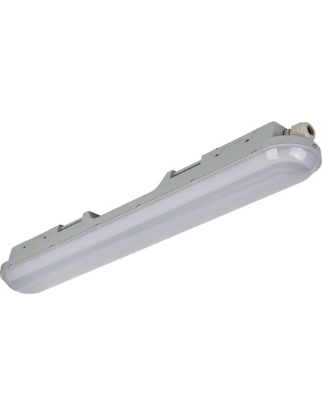 PANTALLA ESTANCA IP65 PARA 2 TUBO 1980 LM 18 W