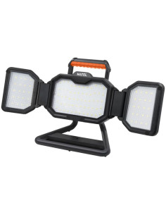 PROYECTOR LED 3 FOCOS IP54 RECARG 50 W 2