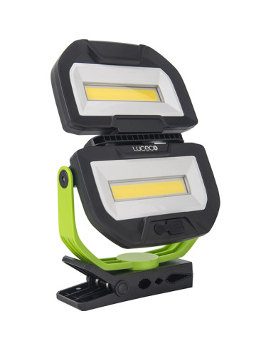 FOCO LED PLEGABLE 360 2500LM 6500K IP54 CON PINZA 25 W