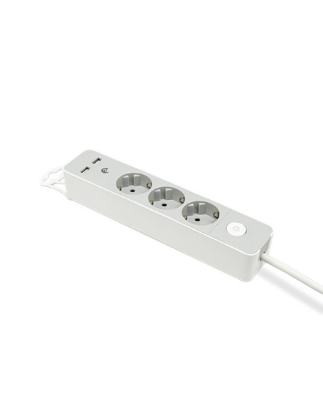 BASE MULT 3T+2USB C/INTER PROTECC INFANTIL 1,4 M