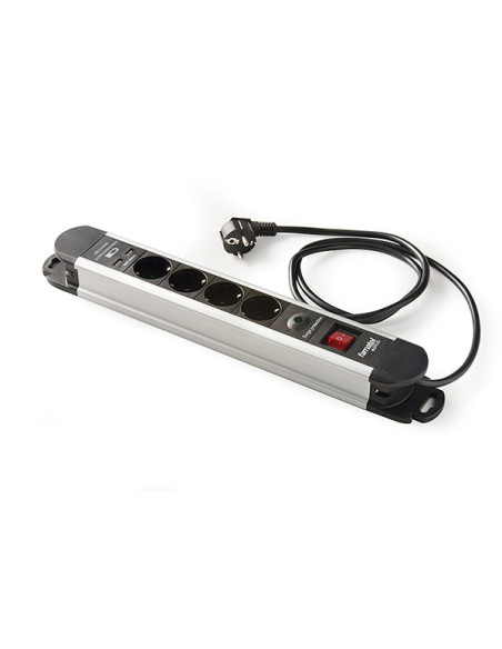 BASE MULTIPLE 4T +2USB ALUMINI