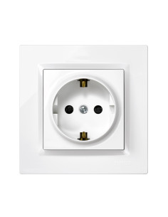BASE ENCHUFE EMPOTRAR BLANCO 16 A 2