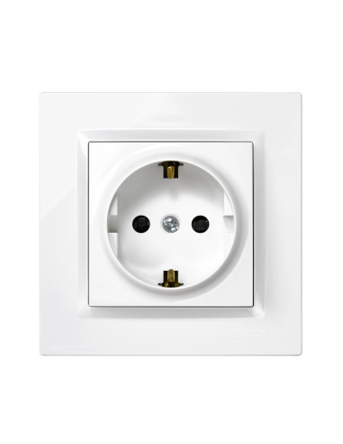 BASE ENCHUFE EMPOTRAR BLANCO 16 A
