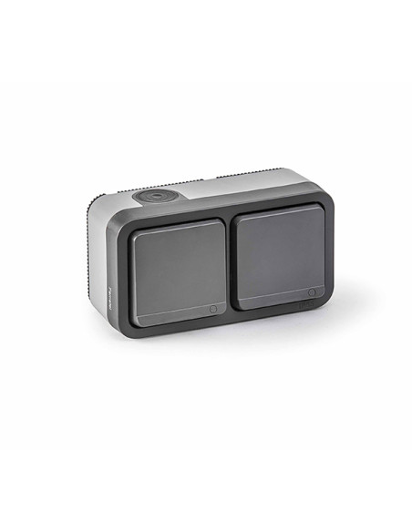 BASE SUPERFICIE TT 250 V DOBLE 16 A