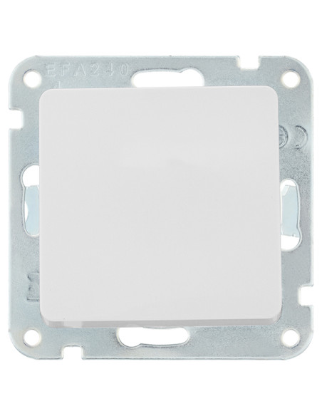 CONMUTADOR EMPOTRAR CRUCE BLANCO