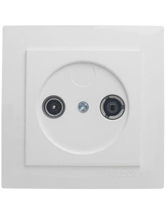 BASE TV EMPOTRAR BLANCO 9,5 MM 2