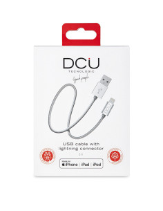 CONEXION USB -MIFI IPHONE PLATA ALUMINIO 1 M 2