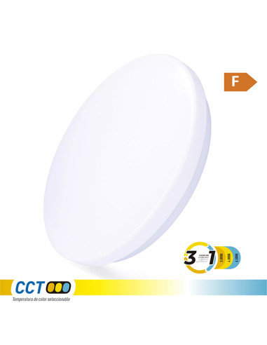 PLAFON LED REDONDO SUPERF. 3CCT 1820lm 33CM 18 W