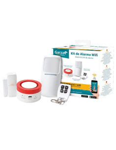 ALARMA WIFI SIRENA FLAS Y SENSORES 2