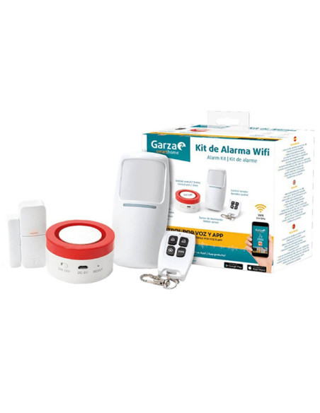 ALARMA WIFI SIRENA FLAS Y SENSORES