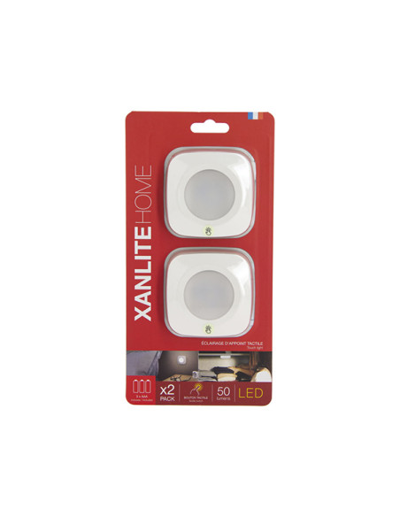 JUEGO 2 LUCES DE ACENTO TACTILES 50 LUMENES