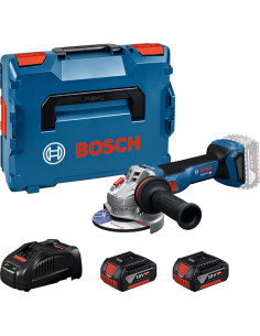Amoladora Bosch GWS 18V-11 115 mm 2 baterías 5Ah 2