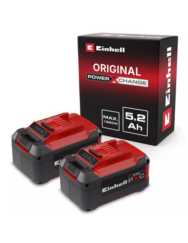 Baterías Einhell 18V 5,2Ah Twinpack PXC