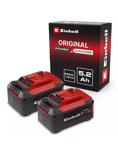 Baterías Einhell 18V 5,2Ah Twinpack PXC