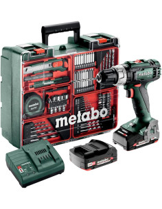 Metabo SB 18 L Set 18 V – Taladro-atornillador percusión + 78 accesori 2