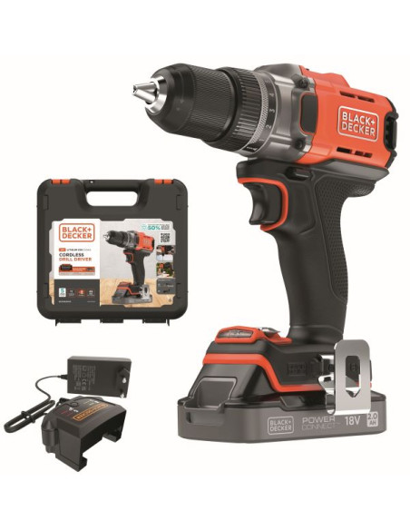 Black & Decker 18 V 45 Nm – Taladro Atornillador