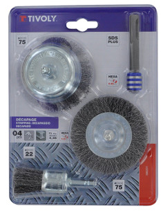 KIT PULIDO CEPILLADO HEXAG 7 PZ 2