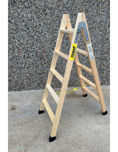 ESCALERA MADERA PLANO 4 PELDAÑOS 1,15 M 2