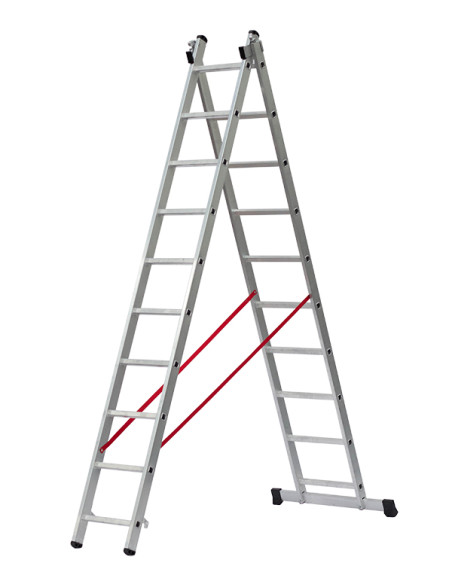 ESCALERA IND COMBI 2T 2X12 3,46/5,59M