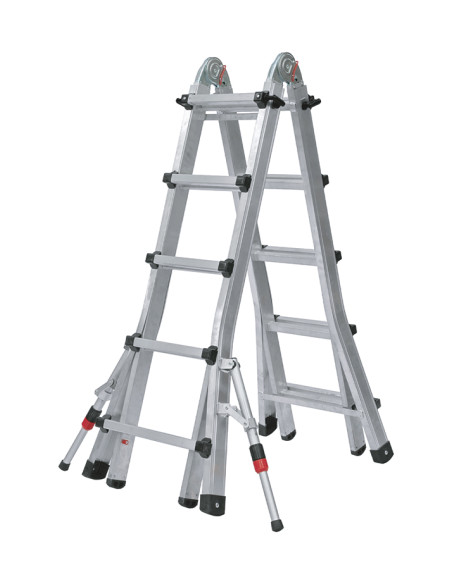 ESCALERA TELESCOPICA ALUMINIO 6X6 P