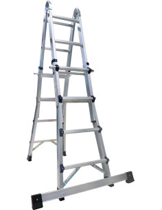 ESCALERA MULTIUSO ALUMINIO 2,1-4,15CM 2