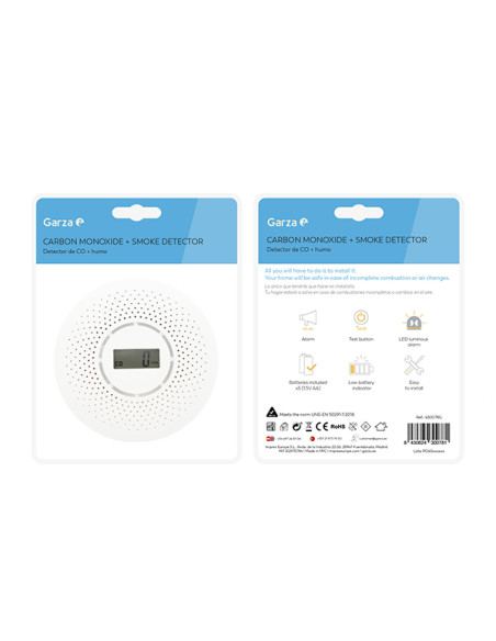 DETECTOR CO + HUMO