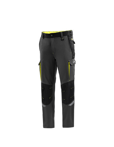 PANTALON MULTB GRIS/AM FLUOR M