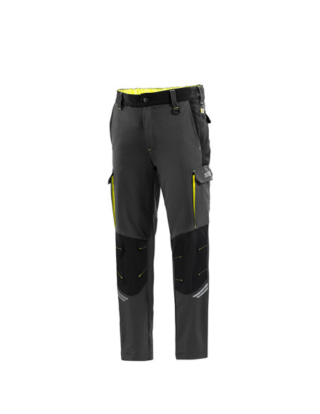 PANTALON MULTB GRIS/AM FLUOR M