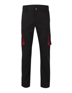 Pantalón stretch bicolor Velilla 103024S trabajo 2
