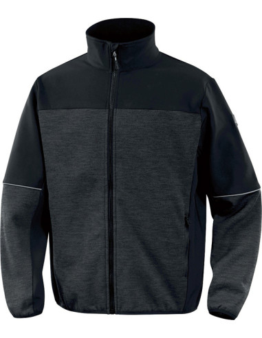 CHAQUETA POLAR GRIS/NEGRO M