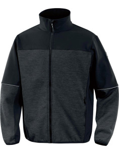 CHAQUETA POLAR GRIS/NEGRO L 2