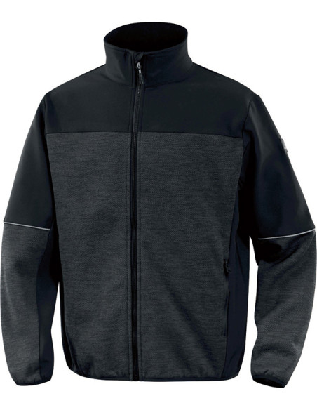 CHAQUETA POLAR GRIS/NEGRO XXL