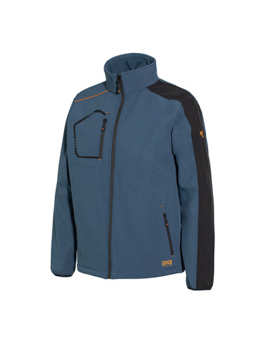 CHAQUETA SOFTSHELL KIND AZUL M