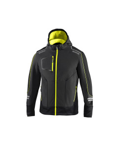 CAZADORA SOFTSHELL GRIS/AMA FLUOR L 2