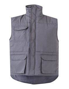 CHALECO ACOLCHADO GRIS M 2