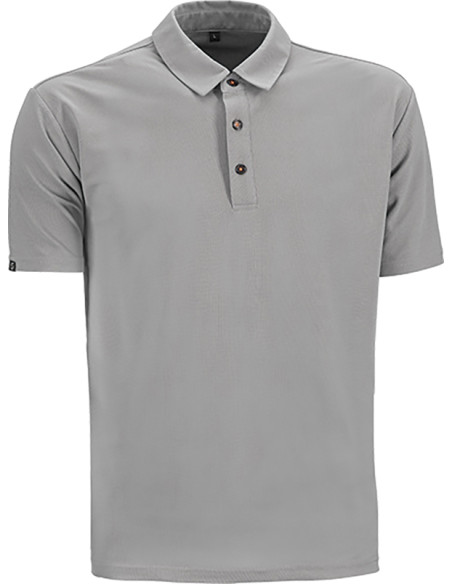POLO M/CORTA NATURE TECH GRIS M