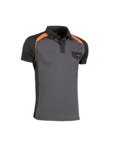POLO M/CORTA C/BOLSILLO NGR/NJA L 2