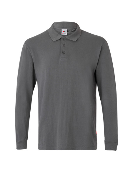 POLO M/LARGA ALGODON GRIS M