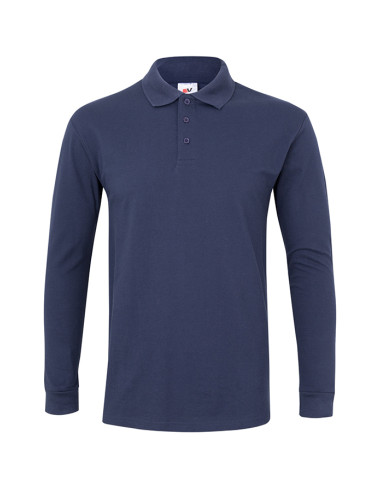 POLO M/LARGA ALGODON AZUL NAVY L