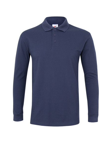 POLO M/LARGA ALGODON AZUL NAVY L